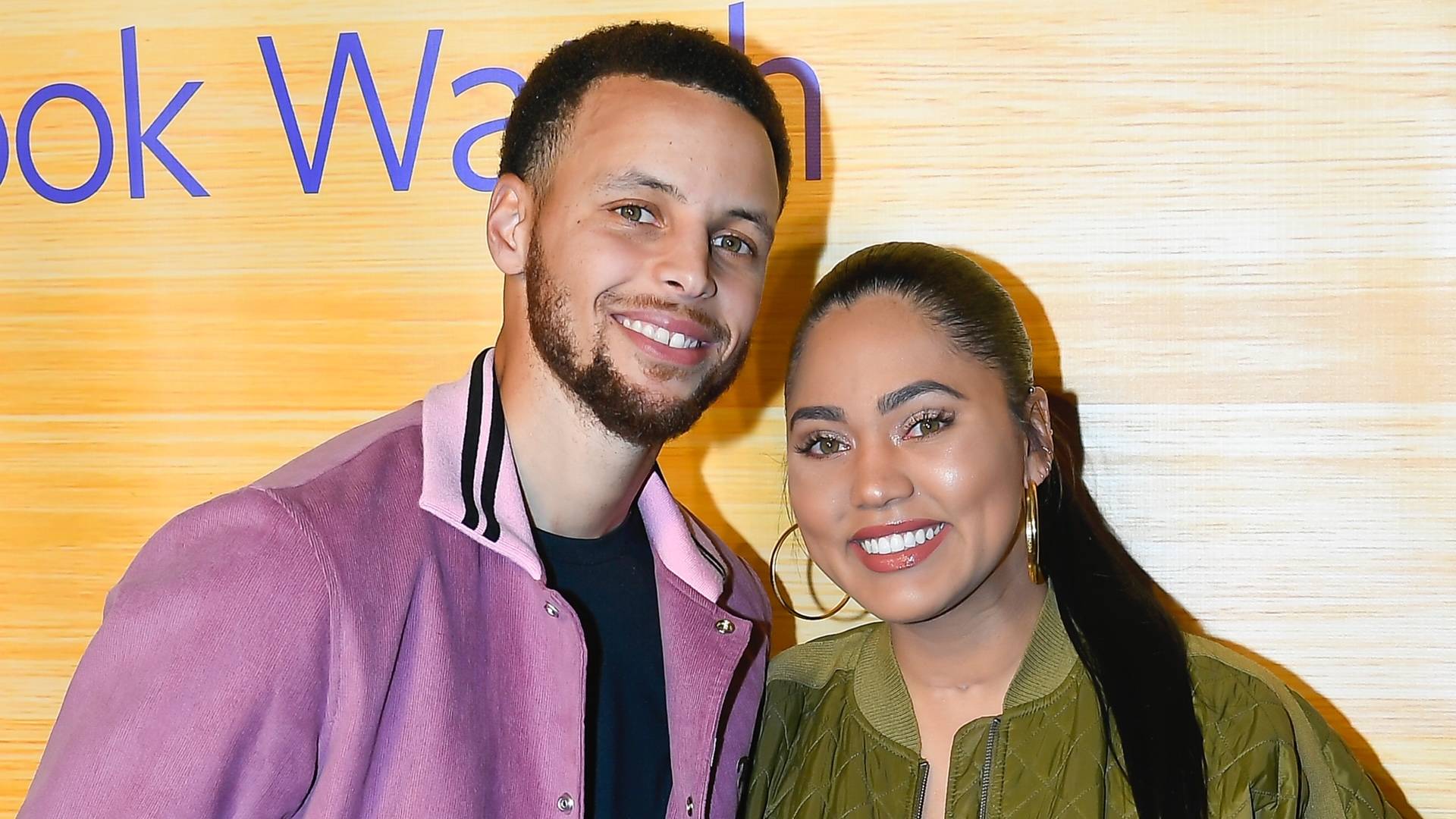 Steph Curry and Ayesha Curry on BET Buzz 2020.