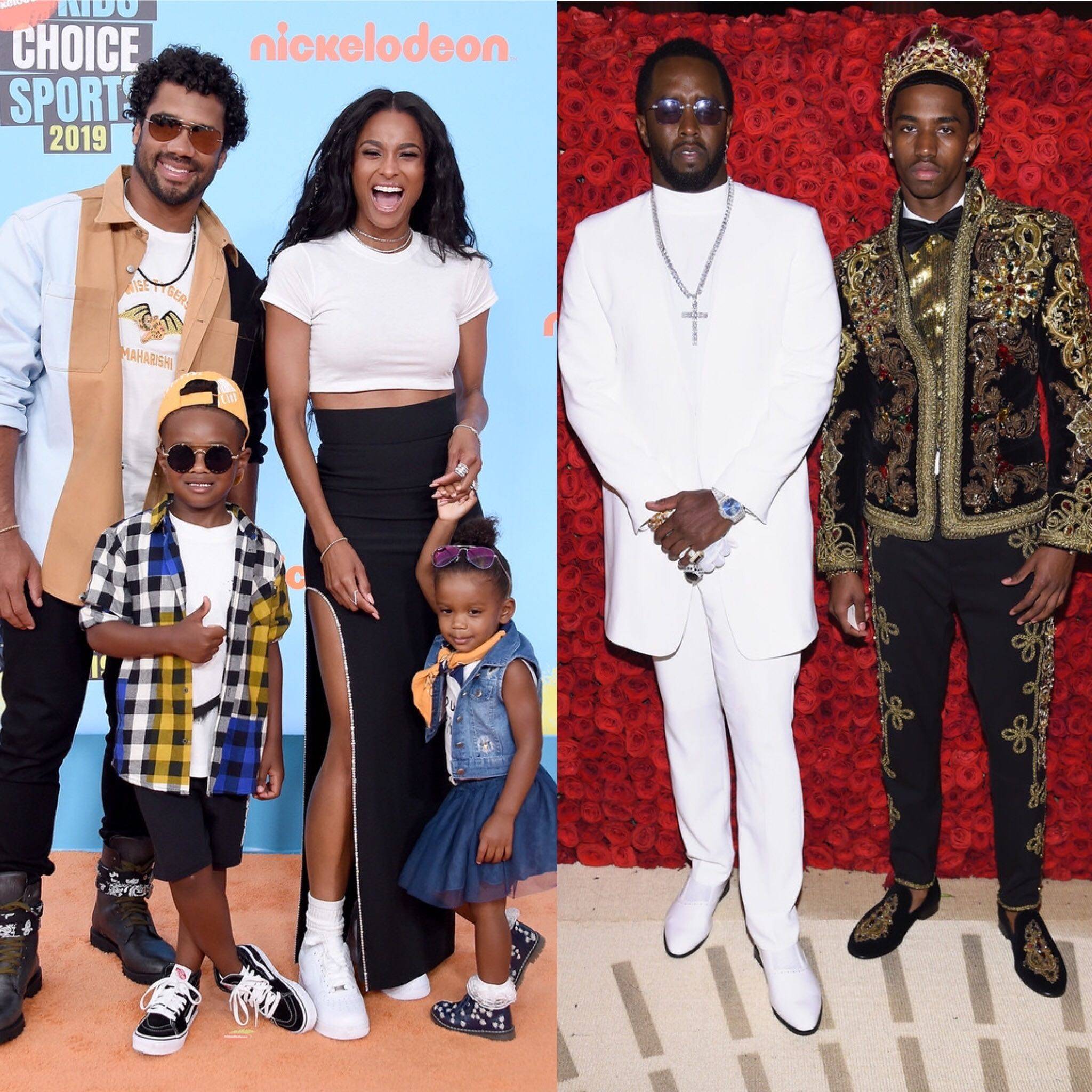 Celebrity Christmas Trees: Ciara and Russell Wilson, Diddy and Christian Combs