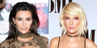 Receipts - Kim Kardashian proved over the weekend that she's not here for anyone who tries to discredit her man as she posted real receipts of the moment Taylor Swift agreed to that infamous line from his latest single &quot;Famous,&quot; which she denies approving. After Kim called her bluff, social media had a field day with the shade. Take a look at some of the hilarious reactions.(Photos from left: Jeff Spicer/Getty Images, Mark Davis/Getty Images)