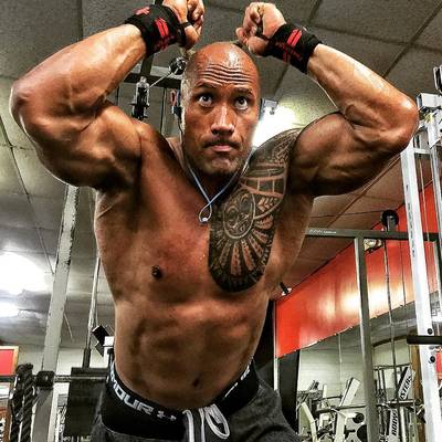 Dwayne 'The Rock' Johnson - The MTV Movie Awards host lets his chiseled pecs, triceps and abs steal the show. And we couldn't be more grateful!(Photo: The Rock via Instagram)