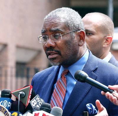 Rep. Gregory Meeks (D-New York) - &quot;It makes me wonder, what good is what most of us have been talking about a lot... body cameras? In effect, we had a body camera here — we've seen it all.&quot;  (Photo: Irving Silverstein/Staten Island Advance/Landov)