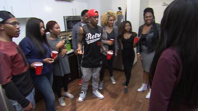 Looks Like Trouble - The Nellyville clan are the masters of turn up.   (Photo: BET)