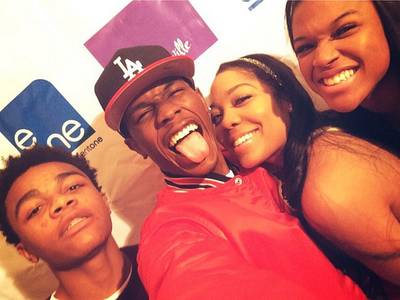 The Clan - The Nellyville clan has fun at the premiere party.   (Photo: LIL SHAWN via Instagram)