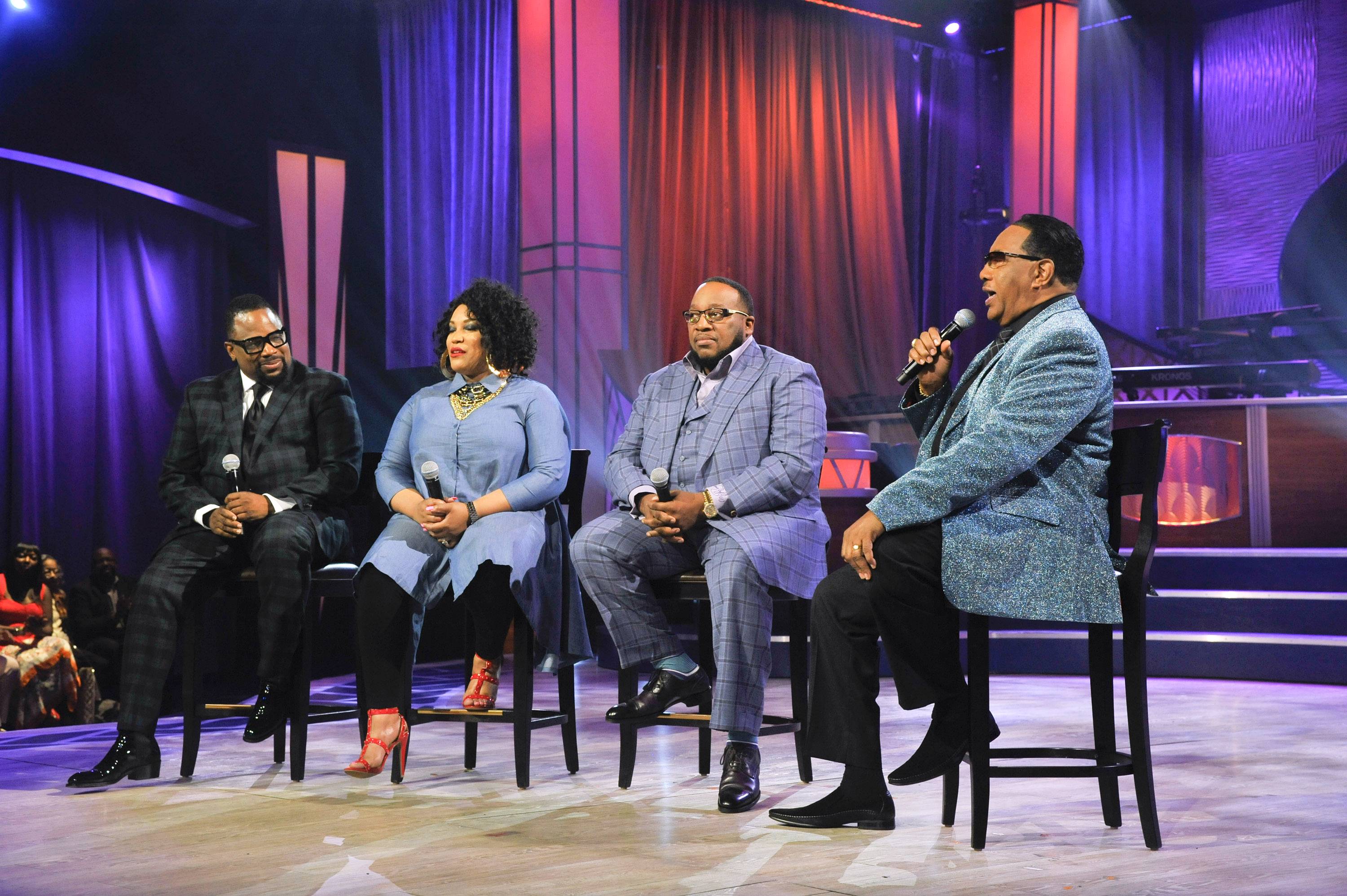 Best of...  - Don't miss your blessing as Hezekiah Walker, Tasha Page-Lockhart and Marvin Sapp talk to the legendary Bobby Jones. (Photo: Kris Connor/Getty Images for BET Networks)