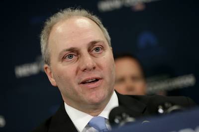 Turnabout or Unfair Play? - Louisiana Rep. Steve Scalise, who has been under fire for remarks delivered before a white supremacist group in 2002 and voting against a state holiday to honor Martin Luther King Jr., issued a statement honoring the slain civil rights leader. &quot;Dr. King challenged our country to fulfill the promises of liberty, equality and justice prescribed in the founding of our great nation. Leading by example, he stressed the teachings of tolerance, service and love, regardless of race, color, or creed. Today, his writings and speeches continue to empower and inspire those who seek liberty, equality and justice.&quot;   (Photo: Win McNamee/Getty Images)