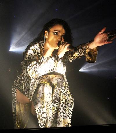 FKA twigs - FKA twigs holds the late Detroit singer in high regard as she channeled Aaliyah's look from the film Queen of the Damned for her seductive video &quot;Two Weeks.&quot;(Photo: Laura Cavanaugh/Getty Images)