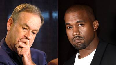 Bill O'Reilly vs. Kanye West - Bill O’Reilly&nbsp;had his own plans last year to help&nbsp;President Obama&nbsp;with the launch of the &quot;My Brother's Keeper&quot;&nbsp;initiative, a $200-million dollar five-year plan developed to help empower at-risk Black males. The Fox host forgot that poverty and lack of jobs were part of the problem and went on to blame rap for the country's crisis as he offered his own suggestions, stating, “You’re gonna have to get&nbsp;Jay Z,&nbsp;Kanye West,&nbsp;all these&nbsp;gangster&nbsp;rappers&nbsp;to knock it off, that’s number one.”(Photos from Left: William B. Plowman/Getty Images, Jason Merritt/Getty Images for LACMA)