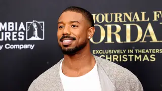 Michael B. Jordan attends the "A Journal For Jordan" World Premiere at AMC Lincoln Square Theater on December 09, 2021 in New York City. 