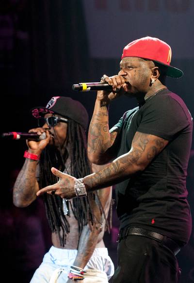 504 Boyz - Lil Wayne and his mentor, producer/rapper Birdman, perform at Austin Music Hall during the 2012 SXSW Music Festival in Austin, Texas.(Photo: Daniel Boczarski/Getty Images)