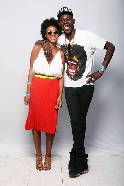 Hipster Chic - Solange Knowles and Theophilus London pose for a portrait backstage at the FADER Fort presented by Converse during SXSW (South by Southwest) in Austin, Texas.(Photo: Roger Kisby/Getty Images)