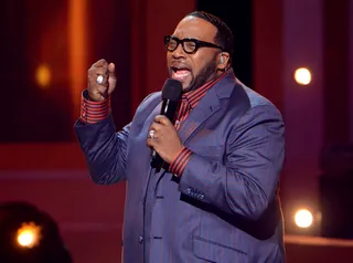 Marvin Sapp's Gives a Testimony - Marvin Sapp performs &quot;My Testimony&quot; at the BET 2012 Celebration of Gospel.(Photo: Earl E. Gibson III/BET)