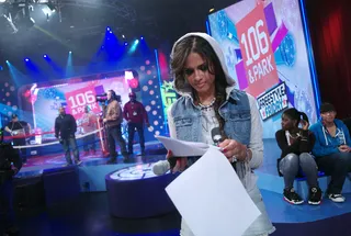 Study Hard - Rocsi Diaz at 106 &amp; Park, March 15, 2012.(Photo: John Ricard/BET)