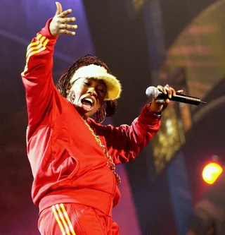 All My Ladies Stand Up - The female emcee goes hard at empowering other women in the music industry, including her 2001 remake of "Lady Marmalade" with Pink, Lil' Kim, Mya&nbsp;and Christina Aguilera. She has new aspirations of doing an all-female music tour and seeing an all-female hip hop television show. The star says she loves to see women have their own.&nbsp;(Photo: M. Caulfield/WireImage)