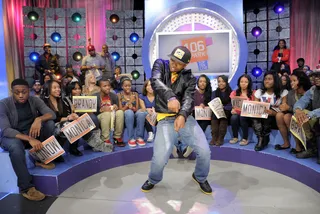 Dougie Time - Audience member at 106 &amp; Park, March 12, 2012. (Photo: John Ricard / BET)