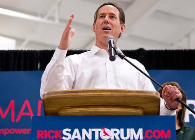 Rick Santorum - Rick Santorum won Saturday?s Kansas caucuses in what The Associated Press is calling ?a rout.? But one has to wonder how decisive his win would have been if Mitt Romney and Newt Gingrich hadn?t given the state a pass to focus on Tuesday?s primaries in Mississippi and Alabama. In addition, according to a CBS News report, Santorum also is downplaying expectations for those key contests, where his rivals have spent more time and resources and he is polling in third place.(Photo: Whitney Curtis/Getty Images)