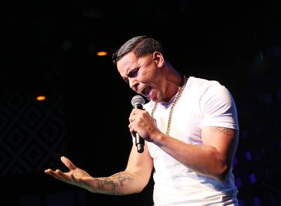 Fresh in His White Tee - A cover of Al B. Sure's &quot;Night and Day&quot;? Yes, Adrian, sing it like it's yours!&nbsp;(Photo: Bennett Raglin/Getty Images)