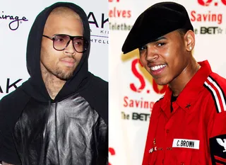 Debut Days - Chris Brown's style has come a long way since first appearing on the scene in 2005. Here's a look at how his look has grown over the years.   (Photos from left: STARPICZ / Splash News, Scott Gries/Getty Images)