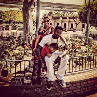 Keyshia Cole @keyshiacole - Who needs to visit Cuba? Certainly not Keyshia Cole and hubby Daniel Gibson who took a family trip to Disneyland. #BowDown (Photo: Keyshia Cole via Instagram)