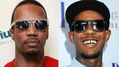 Juicy J and Lex Luger, Rubba Band Business - Three-6 Mafia legend Juicy J linked with the producer most responsible for helping bring back the group's trap sound for this banging 2011 mixtape.  (Photos from left: Taylor Hill/Getty Images, Valerie Macon/Getty Images)