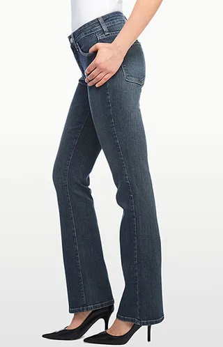Not Your Daughter's Jeans - The woman you love most is way too fly for unflattering mom jeans. A boot cut works for all shapes and the slimming technology will have mom looking and feeling her best.  (Photo: Courtesy NYDJ)