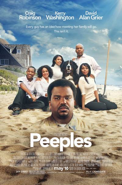 The Peeples, Tuesday at 7:30P/6:30C - Craig Robinson's hoping not to get buried alive by his fiancée's family.&nbsp;Encore on Wednesday at 10A/9C.(Photo: Lionsgate)