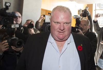 Mayor Rob Ford - &quot;Yes, I have smoked crack cocaine,&quot; confessed Toronto Mayor Rob Ford.(Photo: AP Photo/The Canadian Press, Mark Blinch)