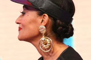 Ear Art - Peep Tracee Ellis Ross's earrings. She's got style! (Photo: Bennett Raglin/BET/Getty Images)