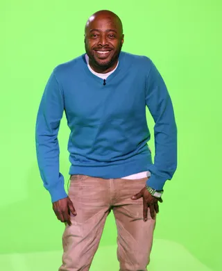 Laughs - Comedian Donnell Rawlings cracks himself up with the Top Six Halloween Costumes to Avoid on 106. (Photo: Bennett Raglin/BET/Getty Images for BET)