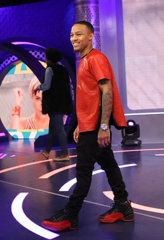 Red Leather - Host Bow Wow hits the 106 stage rockin' some red leather. (Photo:&nbsp; Bennett Raglin/BET/Getty Images for BET)
