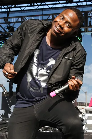 &quot;Left-Right&quot; - Being hip hop's greatest entertainer, Doug E. Fresh has alway been about keeping up with the current. And in 2007, Doug teamed with Harlem rhyme squad Square Off, made up of his sons Trips and Slim, and unleashed this cut about ballin' Uptown style.&nbsp;  (Photo: Chelsea Lauren/WireImage)