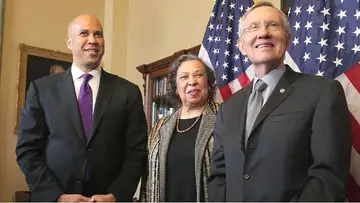 News, The Senate's New Star Comes to Washington, Cory Booker, Rep. John Lewis