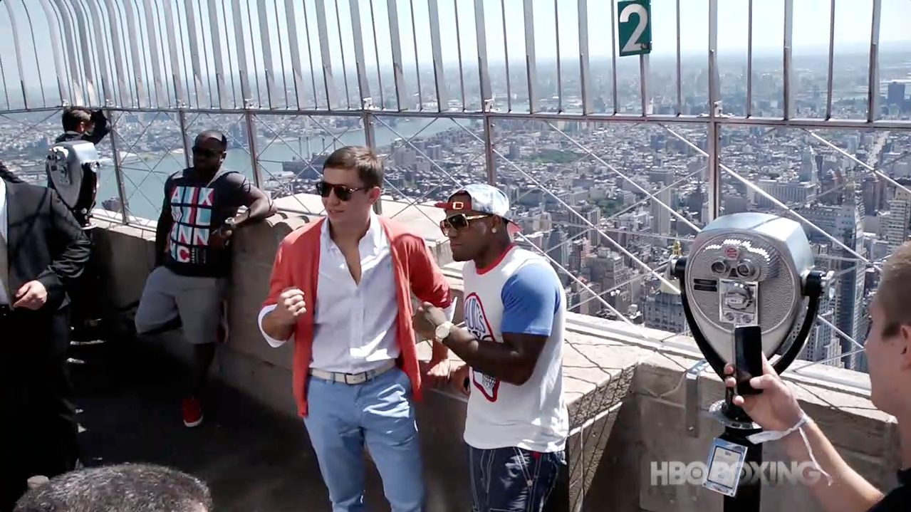 Sports News, Golovkin and Stevens Hit the Empire State Building