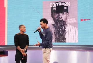 It's All Complex - Host Bow Wow talks to recording artist Chance the Rapper about his Complex&nbsp;cover. (Photo:&nbsp; Bennett Raglin/BET/Getty Images)