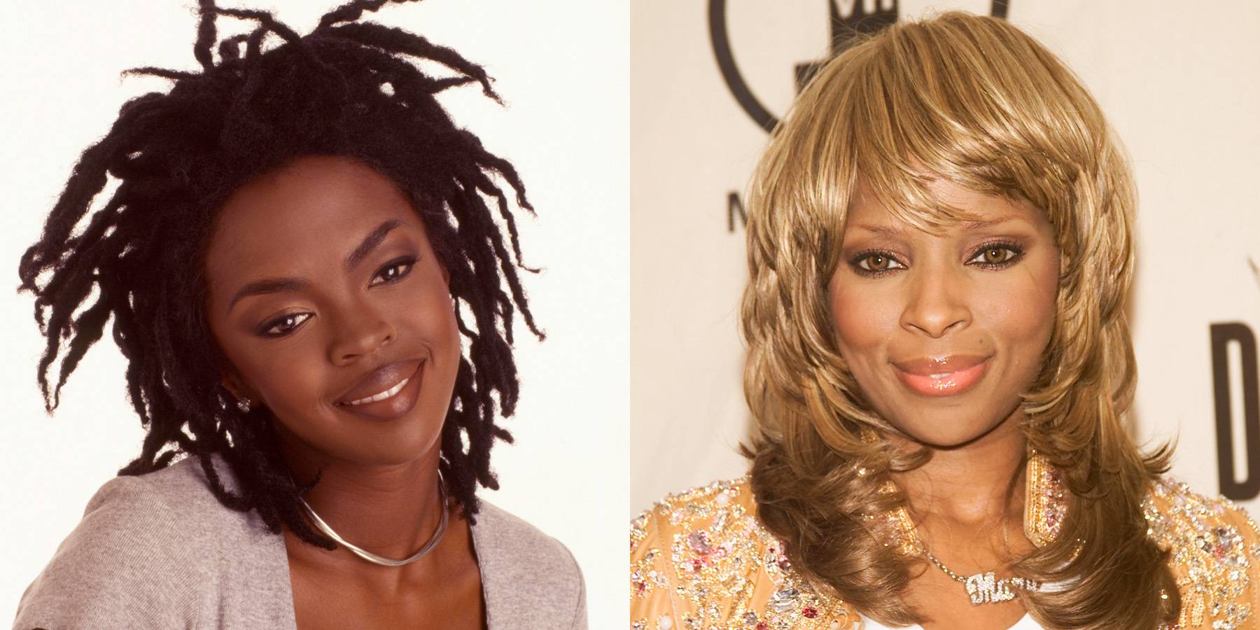 Lauryn Hill and Mary J. Blige on BET Buzz 2021