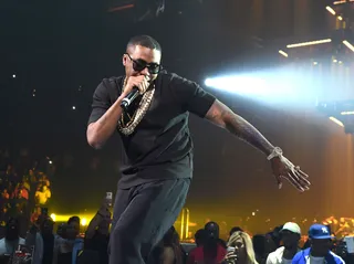 Nas - In 2015, Nas partnered with Usher and Bibi Bourelly to create an interactive music video called “Chains” that featured victims of police violence, including Sean Bell and Rekia Boyd. On the song, Nas raps, “I am no prison commodity, not just a body you throw in a cell." The video points fans to chainshub.org and sankofa.org to learn how to build a social movement.&nbsp;(Photo: Jamie McCarthy/Getty Images for Live Nation)