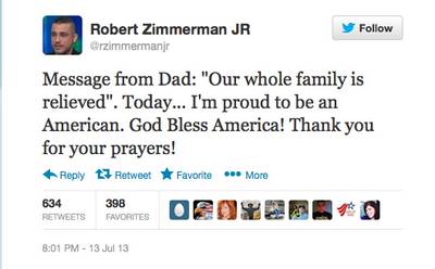 Robert Zimmerman Jr. - (Photo: Twitter via Robert Zimmerman Jr.)