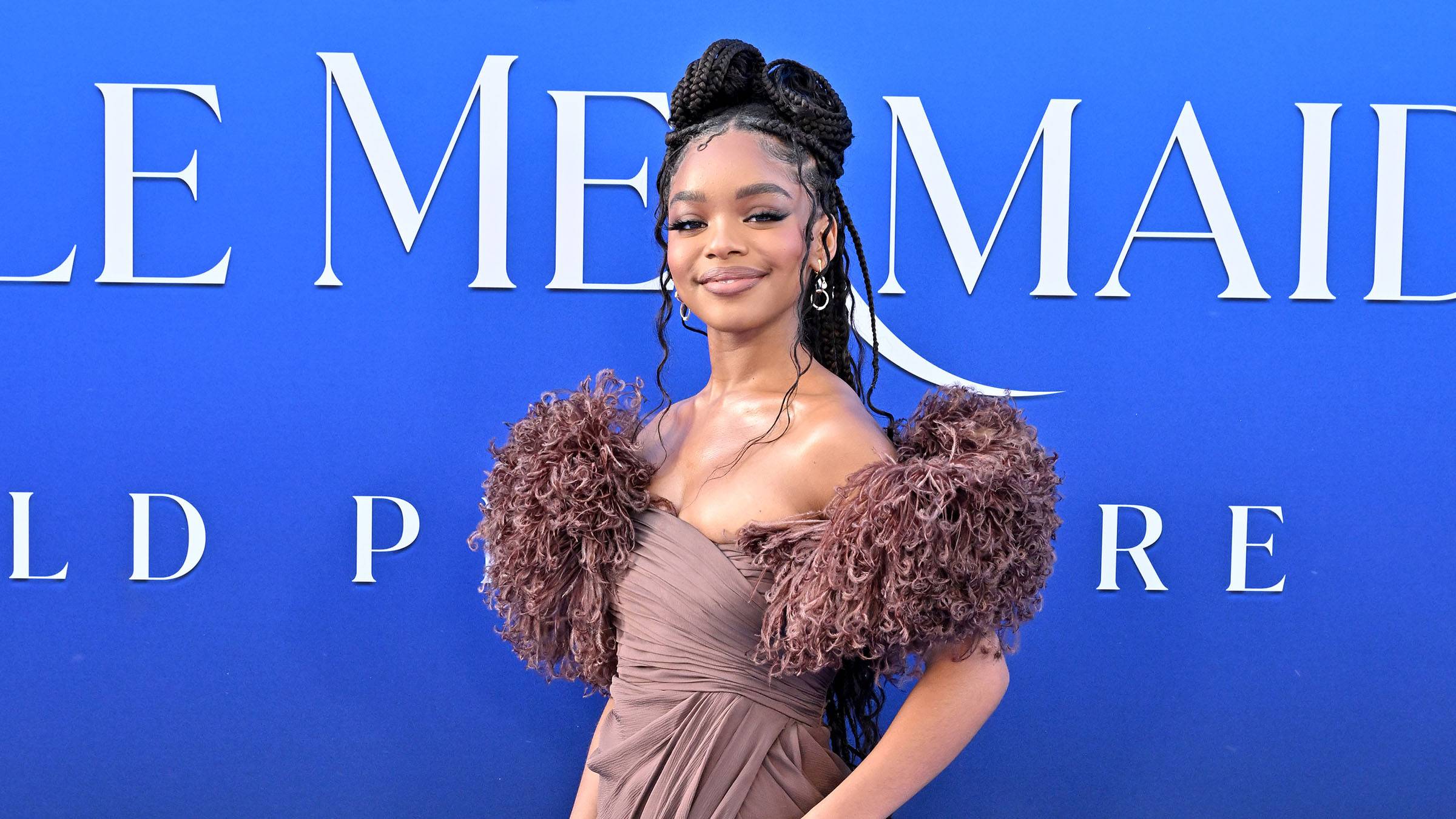 Marsai Martin Dazzled with Braided Up-Do at The Little Mermaid Premiere