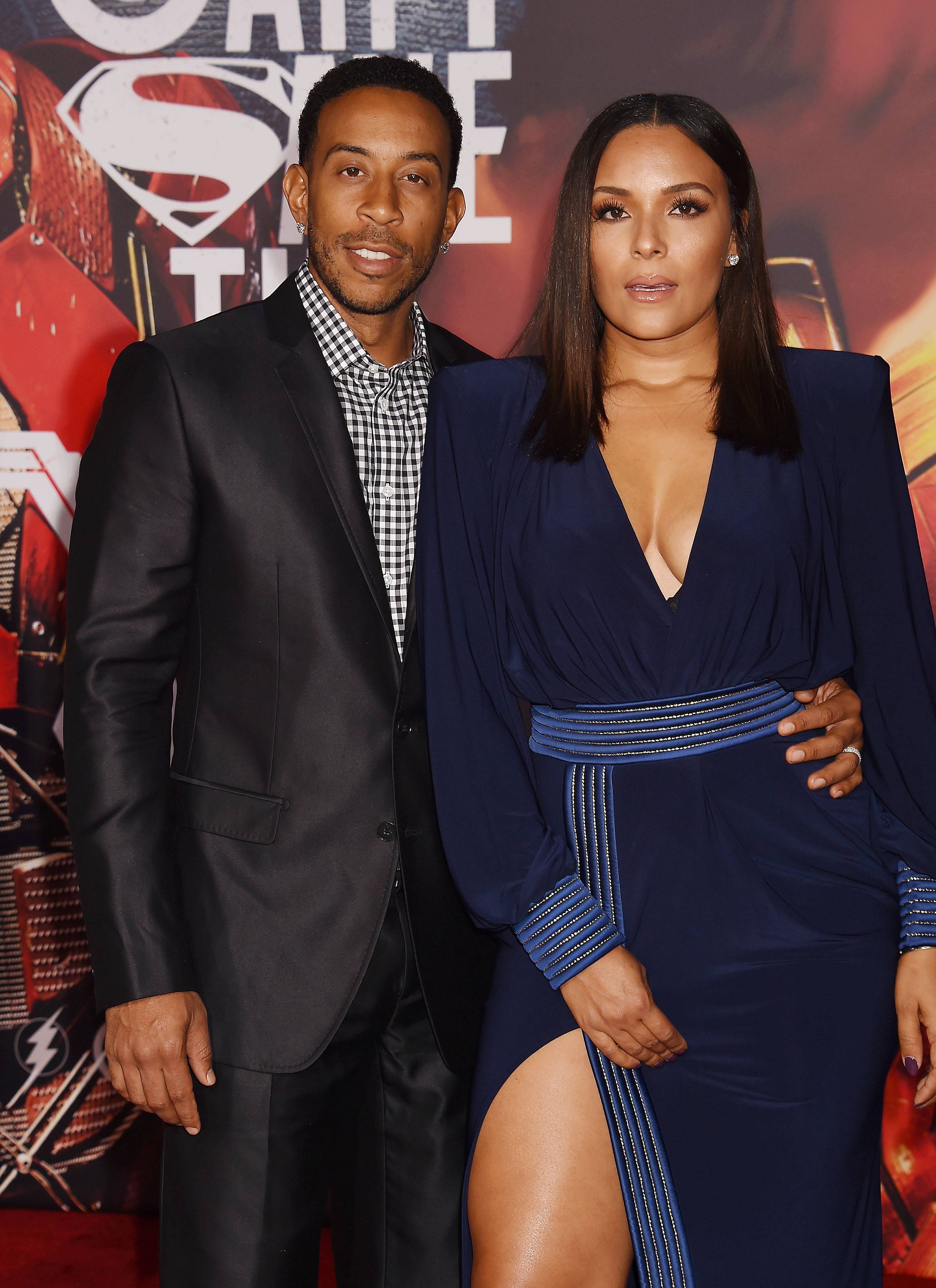Ludacris and beautiful pregnant wife Eudoxie at secret garden