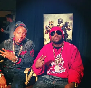 Big Boi @therealbigboi - Veteran ATLien Big Boi spent some time with the media this week promoting the new video game Army of Two alongside cast member and new school ATL spitter B.o.B. (Photo: Big Boi/Instagram)