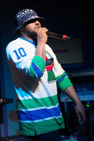 Schoolboy Q - One fourth of the Black Hippie Crew,&nbsp;Schoolboy Q&nbsp;easily stole the show at the BET Music Matters Showcase at SXSW. The TDE repper&nbsp;performed his smash hit "Hands on the Wheel." (Photo: Daniel Boczarski/Getty Images for BET)