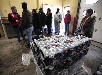 Apparently You Need ID to Get Water - An estimated 1,000 undocumented immigrants living in Flint, Mich. are not receiving water during this emergency because they’re scared. Many of the undocumented immigrants had no knowledge of the Flint water crisis until a couple of weeks ago because many are just learning English, according to ABC12.com.Deacon Paul Donnelly, of St. Mary’s church, has been on a mission to assist undocumented immigrants during the four months he’s been in Flint.&nbsp;(Photo: Bill Pugliano/Getty Images)