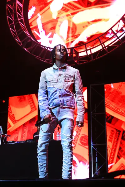 Playboi Carti Looking Like He Just Came Up On A Check&nbsp; - (Photo: Bennett Raglin/Getty Images for BET)