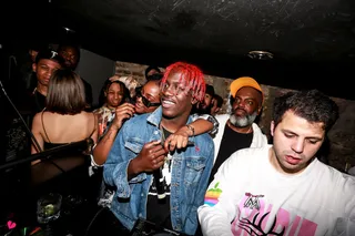 Pop of Color - Rising rapper Lil Yachty performs at Michael Goldberg's birthday bash at Up&amp;Down in New York City.(Photo: Craig Giambrone via The Butter Group)