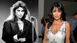 Vanity and Apollonia - These two sound — and look — similar because they have something (or someone) in common: Prince. He discovered them. He produced and wrote their music. And he conceptualized Apollonia's music career (and cast her in the film Purple Rain) following his breakup with Vanity.&nbsp;  (Photos from left: Ron Wolfson /Landov, Andy Kropa/Getty Images)&nbsp;
