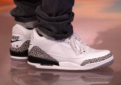 On Air - Bow Wow sporting some black and white Js.(Photo:&nbsp; Bennett Raglin/BET/Getty Images)