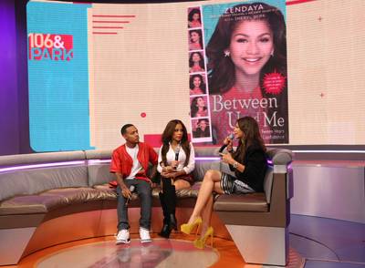 Scribe - Bow Wow and Keshia Chante talk to Zendaya about&nbsp; her new book on 106.(Photo:&nbsp; Bennett Raglin/BET/Getty Images)