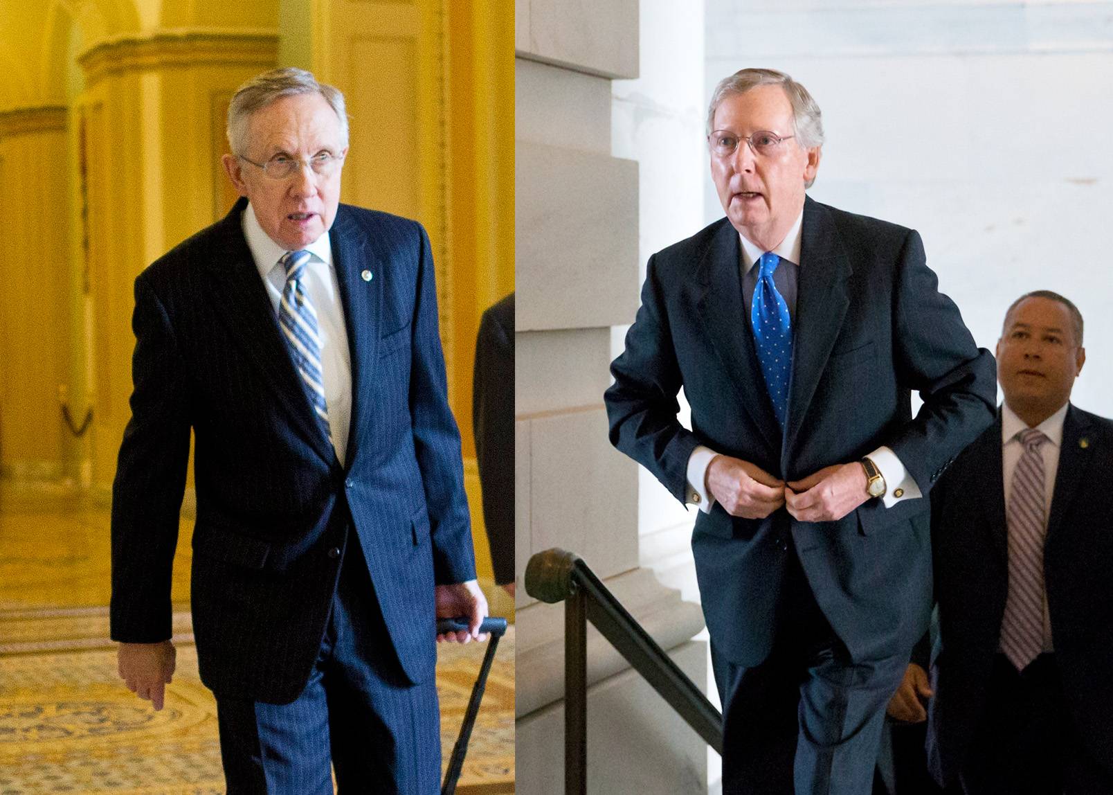 Harry Reid and Mitch McConnell