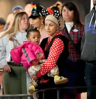 Cardi B - Taking off the day for mommy duties,&nbsp;Cardi B&nbsp;was spotted without a stich of makeup as she entertained her 1-year-old daughter,&nbsp;Kulture, at Disneyland in Anaheim, California. Looking good, mama!(Photo: The Mega Agency) (Photo: The Mega Agency)