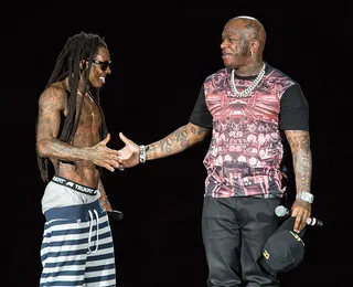 Family Ties - Family is everything to these rap stars. Birdman&nbsp;was just one of the many family members who&nbsp;joined his "son" Weezy on tour.&nbsp;(Photo: Rick Kern/Getty Images)
