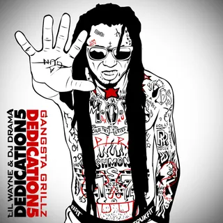 Keeping Dedicated – September 1, 2013 - To keep his name ringing in the streets, Weezy unleashed the fifth insltallment of his&nbsp;Dedication mixtape series. On the 29 tracks, there were guest appearances from 2 Chainz, Chance the Rapper, Birdman and Jae Millz.  (Photo: Cash Money Records, Inc.)